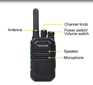 Radio bidirectionnelle VHF professionnelle de haute qualité à longue portée avec réduction du bruit et charge Type C - Product Image 2