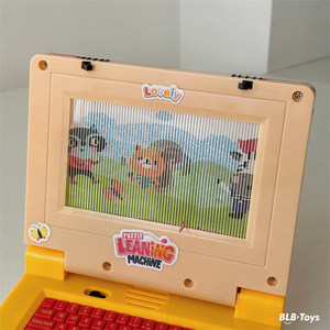 Máquina Educativa para Bebés, Simulación de Computadora Portátil con Luz, Música y Teclado, Mini Laptop de Juguete para Niños - Product Image 4