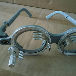 Monturas Metálicas para Niños, Modelo CF-2, Redondas, de Marco Completo, Ajustables, con Lentes Reemplazables, Plegables, Equipo de Adaptación de Gafas para Niños - Product Image 1