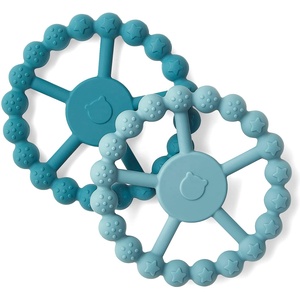 Jouets <span class=keywords><strong>Montessori</strong></span> en bois de hêtre sans BPA pour bébé <span class=keywords><strong>Anneau</strong></span> de <span class=keywords><strong>dentition</strong></span> en silicone <span class=keywords><strong>Anneau</strong></span> d'haltère de <span class=keywords><strong>dentition</strong></span> doux pour nourrissons de 0 à 24 mois - Product Image 3