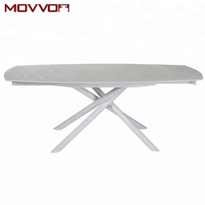 <span class=keywords><strong>Plateau</strong></span> En Verre De haute Qualité <span class=keywords><strong>cuisine</strong></span> table de salle à manger de luxe Moderne 6 Places Massif <span class=keywords><strong>pour</strong></span> Salle à manger - Product Image 6