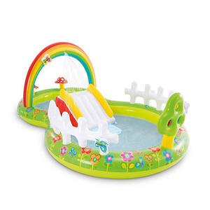 Piscine gonflable arc-en-ciel <span class=keywords><strong>pour</strong></span> enfants, idéale <span class=keywords><strong>pour</strong></span> les fêtes aquatiques estivales, <span class=keywords><strong>centre</strong></span> <span class=keywords><strong>de</strong></span> jeux aquatique, piscine <span class=keywords><strong>de</strong></span> jardin <span class=keywords><strong>pour</strong></span> enfants - Product Image 3