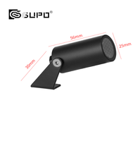 Projecteur LED GUPO étanche 10W mini à montage en surface, anti-éblouissement, motif nid d'abeille, IP65, éclairage d'accentuation pour micro-paysages