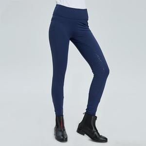 Vêtements OEM pour femmes Pantalons d'entraînement plats en silicone à haute élasticité Pantalons d'équitation Pantalons d'équipement pour chevaux - Product Image 3