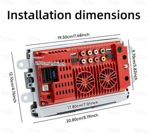Lecteur multimédia vidéo Android pour voiture BQCC 7 pouces, écran de voiture, Carplay pour <span class=keywords><strong>Dacia</strong></span> Logan Dokker Duster Sandero Lodgy Renault Captur - Product Image 5