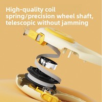 Laisse Rétractable Anti-Choc et Anti-Éclatement pour Chiens de Petite, Moyenne et Grande Taille – Corde de Traction Robuste pour Animaux de Compagnie