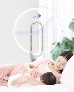 Ventilador sin Aspas de 46'' de Source <span class=keywords><strong>Factory</strong></span>, Calefactor de Piso para el Hogar, Calefactor y Aire Acondicionado con Control Remoto, Suministro de Aire de Ángulo Amplio - Product Image 2