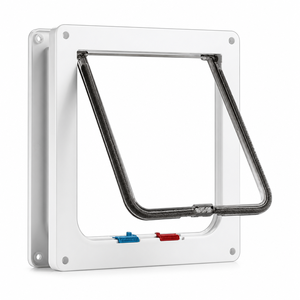 Porta <span class=keywords><strong>per</strong></span> Gatti con Chiusura a 4 Vie, <span class=keywords><strong>per</strong></span> Gatti e <span class=keywords><strong>Cani</strong></span> di Piccola Taglia, <span class=keywords><strong>per</strong></span> Interni ed Esterni, con Sportello Bianco - Product Image 2