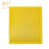 Nouvelle barrière verticale en plastique pour reine d'abeilles Zorue 2024, jaune, garantie 1 an pour élevage apicole, taille OEM 49x26cm, modèle QE001