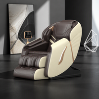 Silla de Masaje Portátil de Gravedad Cero 3D, Riel Largo Inteligente, Motor Dual, Relajación Simultánea, Pantalla Táctil de 7 Pulgadas, Voz, Bluetooth