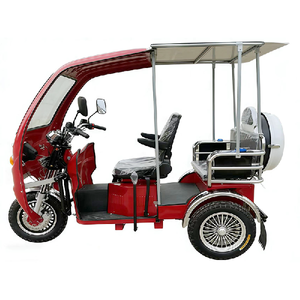 Power Motorized <b>Gasoline</b> Three-Wheeled Motorcycle Closed Elderly Mobility Scooter Passenger Freight Dual - Product Image 1