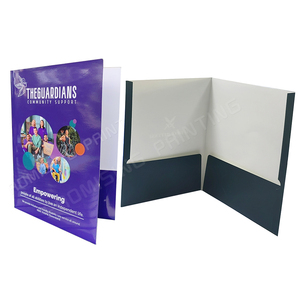 Giá rẻ in <span class=keywords><strong>2</strong></span> túi A4 Scratch Proof thư mục tùy chỉnh tập tin giấy thư mục trình bày cho tập tin và thẻ kinh doanh - Product Image 3