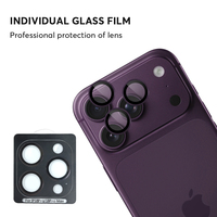 Protector de Pantalla de Cristal Templado para Lente Individual de Cámara de Teléfono Móvil, Compatible con iPhone 18 Pro Max
