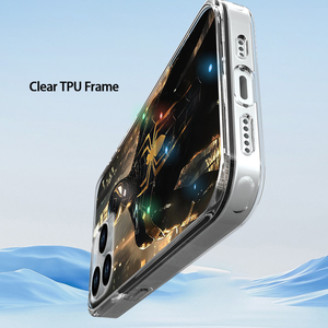 Funda de teléfono luminosa inteligente con temática de <span class=keywords><strong>Spidermen</strong></span> para iPhone 13/14/15/16 Pro Max-Luz LED inteligente intermitente - Product Image 3