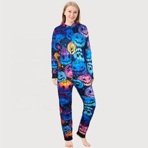 Happy Luoka ODM Boutique Famille <span class=keywords><strong>Halloween</strong></span> <span class=keywords><strong>Pyjama</strong></span> Une Pièce Tenue D'hiver Ensemble De Vêtements - Product Image 3