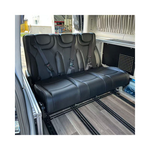 Asientos Plegables Trípticos para 3 Personas, Asientos Modificados para Camionetas, RV, MPV, Autocaravanas - Product Image 2