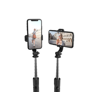 Portable Mini Selfie Stick <b>Tripod</b> Mount Stainless Steel Wireless Folding Invisible Phone Holder Desktop Bracket for Tiktok L11 - Product Image 4