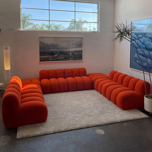 Ensemble de canapés et fauteuils, canapé esthétique, canapé cinéma, fauteuil confortable de salon, ensemble de canapés italiens, ensembles de luxe pour la maison, meubles de salon modernes - Product Image 5