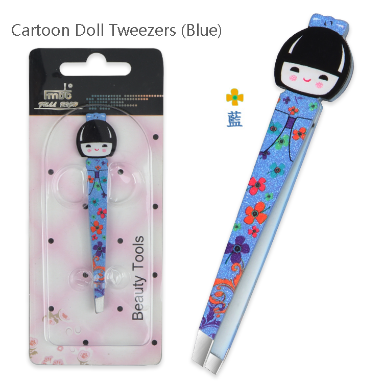 แหนบตุ๊กตาการ์ตูน (สีน้ำเงิน)