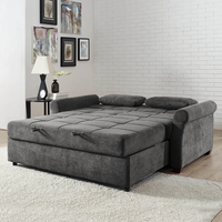 Sofá Cama Seccional Plegable de 2 Plazas de Gran Venta con Almacenamiento, Futón Moderno Extraíble Personalizable