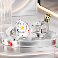 Headphone Monitor Premium Suara Berkualitas Tinggi, Earphone Kabel Tipe C dengan Mikrofon untuk Musik dan Gaming