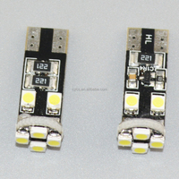 Pièces de véhicule, ampoule LED intérieure pour voiture blanche T10 8LED compatible Canbus sans erreur avec SMD 3528/1210 pour rénovation/mise à niveau