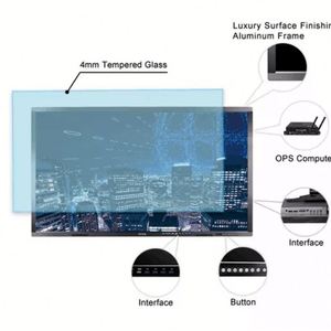 All-in-One 65inch tương tác máy thông minh giáo dục màn hình cảm ứng hội nghị video 55inch hiển thị - Product Image 2