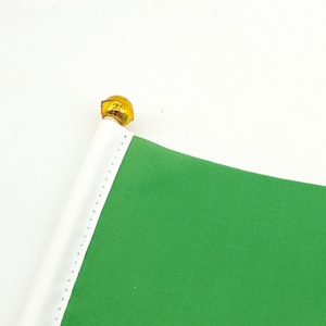 Bandera agitada a mano de poste de madera de Tanzania de gran oferta de fábrica 2024 para vacaciones generales - Product Image 6