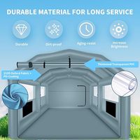 Offre Spéciale Portable extérieur Mobile gonflable voiture Garage tente cabine de peinture en aérosol cabine de peinture gonflable pour couverture de voiture
