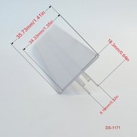 Profilé d'extrusion en plastique PVC porte-étiquette de supermarché bande en plastique