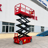 Plateforme élévatrice à ciseaux hydraulique portable, électrique 220V 380V, remorquable, pour entrepôt, 4M 6M 8M 10M 12M 14M