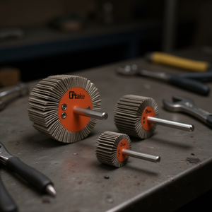 Meule à lamelles Ttake 30x20 mm, tige de 6 mm, pour débavurage et finition de précision - Product Image 3