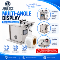 Applicateur de sceau manuel auto-adhésif pour boîte en carton, machine d'étiquetage semi-automatique à angle droit