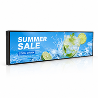 Pantalla LED IPS Ultra Ancha HAOWEI de 19-88 Pulgadas con Sistema Android para Panel, Resolución 1080p, Frecuencia de Actualización de 60Hz para Supermercados