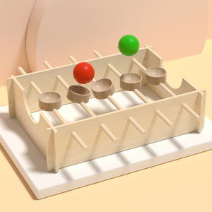 Juegos de mesa de bola rodante giratoria Montessori, entrenamiento de Motor fino, material didáctico sensorial, juguetes educativos para niños <span class=keywords><strong>y</strong></span> niñas - Product Image 1