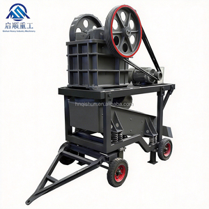 Frantoio a mascelle primario PE250*400 con motore AC e cuscinetti, alta efficienza, lunga durata, prezzo competitivo per la frantumazione di rocce e minerali - Product Image 1