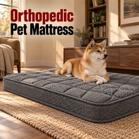 Matelas orthopédique pour chien en gros avec housse extérieure imperméable amovible pour importateurs et marques de produits pour animaux de compagnie