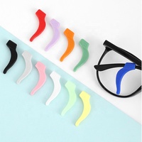 Nouvelles attaches d'oreille antidérapantes en silicone colorées pour lunettes, support de maintien pour lunettes non allergènes