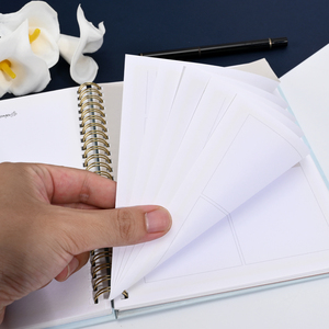 Impresión personalizada hoja de oro Logo espiral A5 semanal diario personalizado viaje organizador planificación Agenda viaje diario planificador - Product Image 4