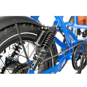 <span class=keywords><strong>Triporteur</strong></span> à trois roues Tricycle e-bike gros pneu famille enfant siège Lastenrad Cargo Trike boîte avant - Product Image 4