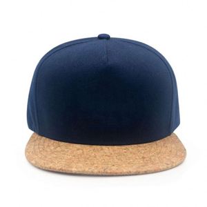 New Design Wood Brim Snapback Cap Baseball Cap 100% Cork Wood Adjustable <b>Hats</b> - Product Image 1