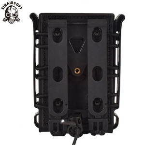 Portacargador Táctico Universal de Extracción Rápida para Cargadores de 5.56/7.62mm, Estilo Scorpion, Carcasa Blanda para Chaleco - Product Image 3