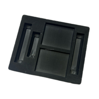 Plateau intérieur floqué en plastique multi-compartiments, couleur personnalisée, pour accessoires de beauté, pièces automobiles et composants de quincaillerie