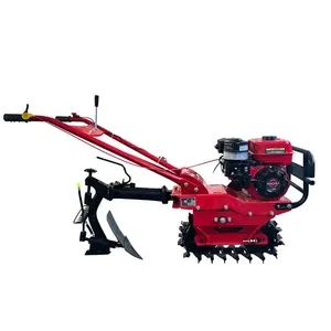 Diesel and gasoline power chain track mini rail tiller micro type hand held cheap farming cultivator