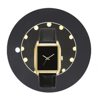 Montre analogique carrée Miykon Vintage pour homme - Bracelet en cuir véritable, mouvement à quartz japonais, étanche 100 pieds, boîtier en acrylique
