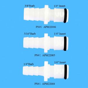 Fábrica al por mayor de baja presión sin válvula 3/8 "tubo plástico conector rápido acoplamiento PC desconexión accesorio - Product Image 4
