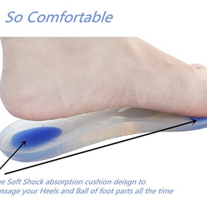 Semelles en silicone les mieux notées, semelles complètes pour le pied, petites, sans latex, coussinets en gel de silicone pour chaussures - Product Image 4