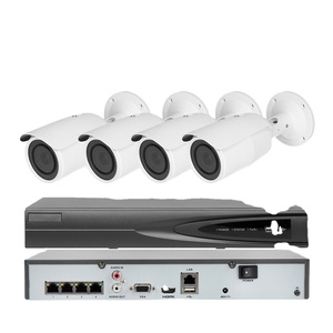 Oem 4K 2MP 4MP Kit de caméras NVR 4CH 8CH Système de caméra de sécurité IP de vidéosurveillance PoE - Product Image 1