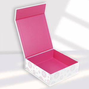 Factory Customized Brand Matte Color Magnetic Closure Embossed Recyclable Rigid <b>Paper</b> Gift Box with Flip-top for Souvenir - Product Image 1