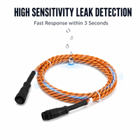 Câble de détection de fuite d'eau à réponse rapide en alliage PE conducteur, longueur personnalisée, compatible TCP, prise en charge Tuya Smart
